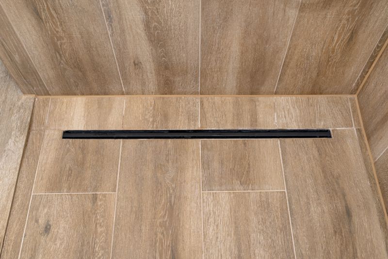 Walk-in Shower with Linear Drain
